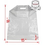 Carry Bag(White)-15"×20"×2"  500pcs